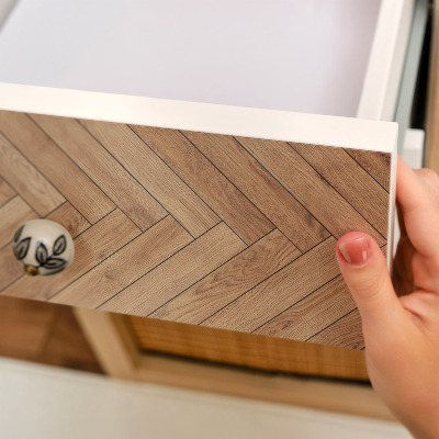 Tapeta na nábytek Dřevo s rybí kostí