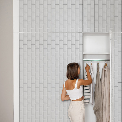 Samolepka na nábytek Bílé dlaždice