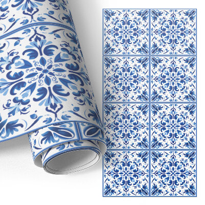 Samolepící tapeta na nábytek s květinovým vzorem