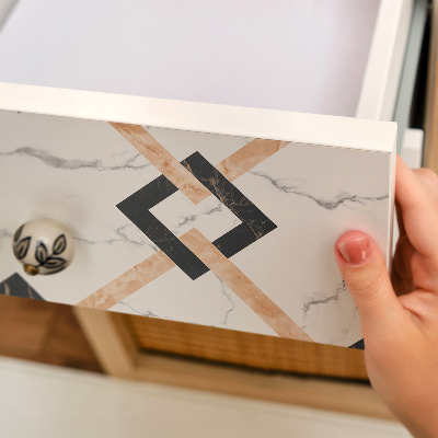 Samolepící fólie na nábytek Cop na mramoru