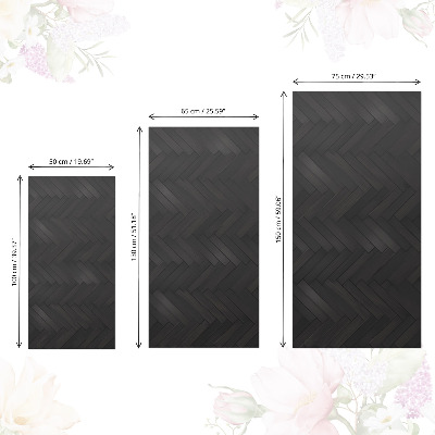 Samolepka na nábytek Tmavá rybí kost