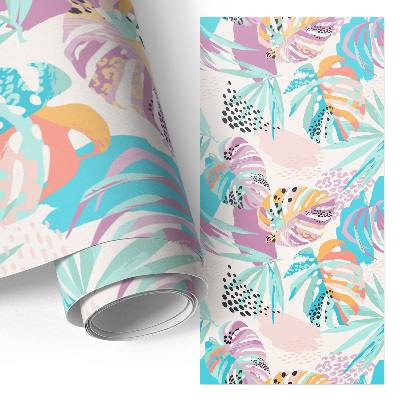 Samolepící fólie na nábytek s motivem barevné exotiky