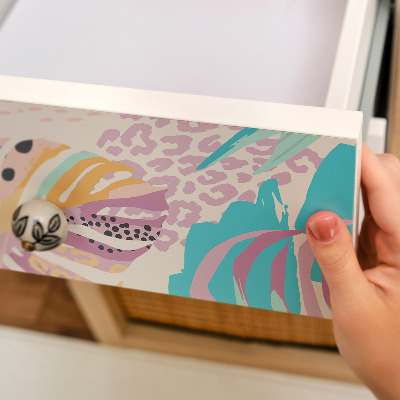 Samolepící fólie na nábytek Barevná exotika