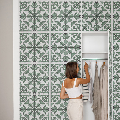 Samolepící tapeta na nábytek Zelená ozdoba