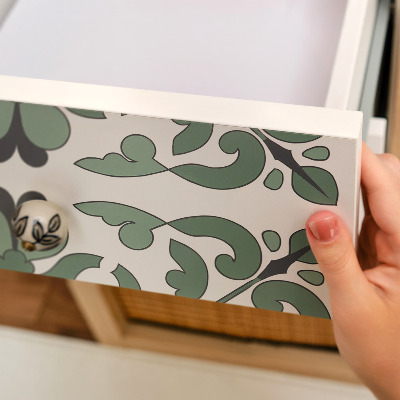 Samolepící tapeta na nábytek Zelená ozdoba