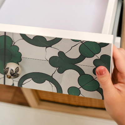 Samolepící fólie na nábytek Zelené ozdoby