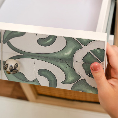 Samolepka na nábytek Zelené ozdoby