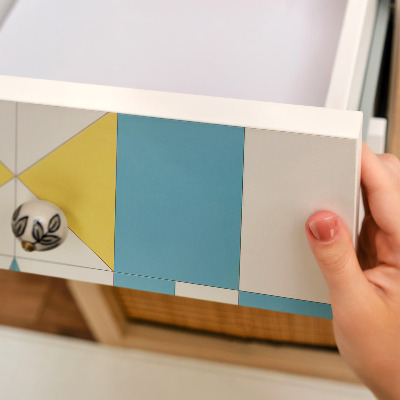 Tapeta na skříň Modré hvězdy