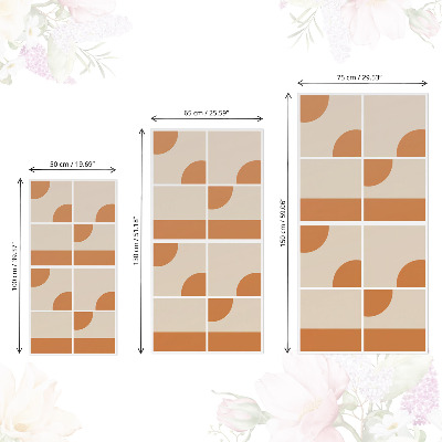 Samolepka na nábytek Vintage tvary