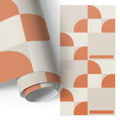 Nálepka na nábytek s vintage tvary