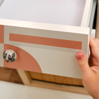 Nálepka na nábytek Vintage tvary