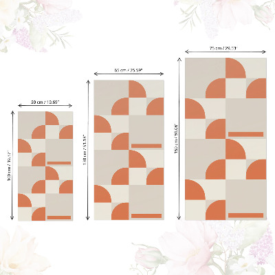 Nálepka na nábytek Vintage tvary