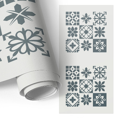 Tapeta na nábytek s motivem geometrických dlaždic