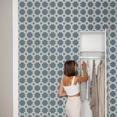 Nálepka na nábytek Květinová geometrie