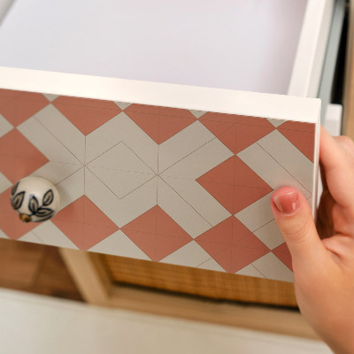 Samolepka na nábytek Teplý vzor