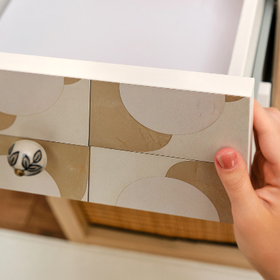 Nálepka na nábytek Hořčičné tvary