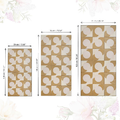 Nálepka na nábytek Hořčičné tvary