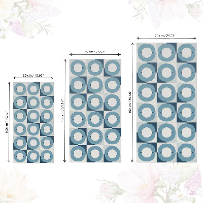 Samolepící tapeta na nábytek Modrá kola