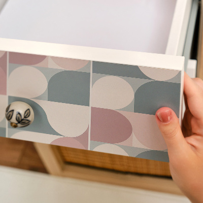 Tapeta na nábytek Geometrické pastely