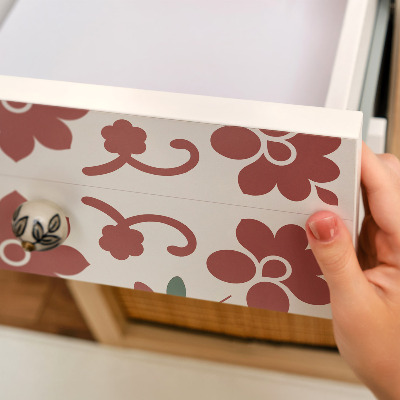 Samolepka na nábytek Lidové květiny