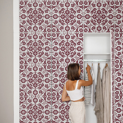 Nálepka na nábytek Květinový vzor