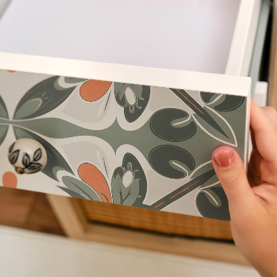 Nálepka na nábytek Květinová symetrie