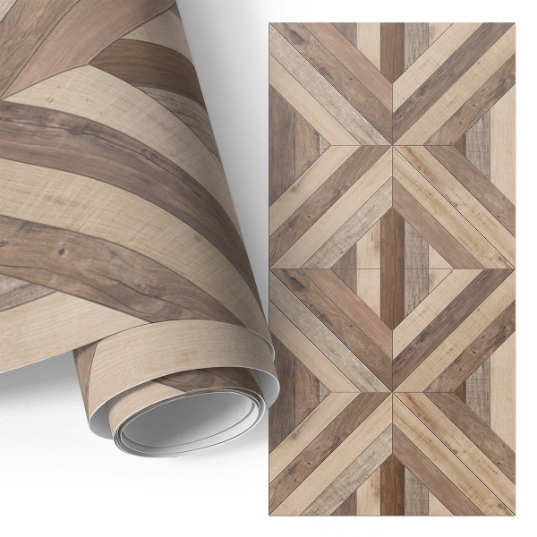 Samolepící fólie na nábytek Dřevěné puzzle