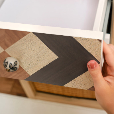 Nálepka na nábytek Dřevěné čtverce