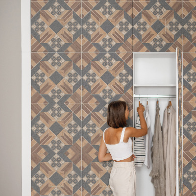 Samolepící tapeta na nábytek Geometrické ornamenty