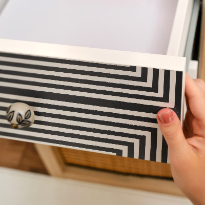 Tapeta na skříň Iluze čtverců