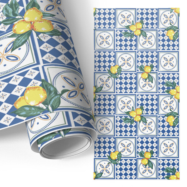 Nálepka na nábytek Citronové vzory