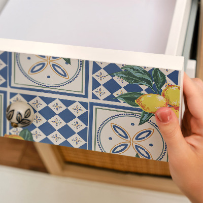 Nálepka na nábytek Citronové vzory