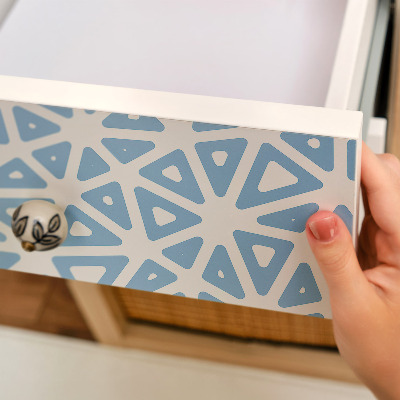 Tapeta na skříň Trojúhelníkové tvary