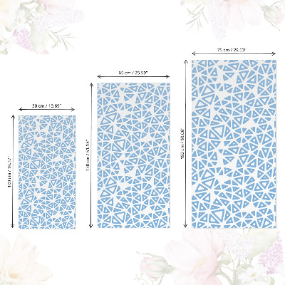 Tapeta na skříň Trojúhelníkové tvary