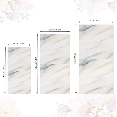 Samolepka na nábytek Světlý mramor