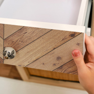 Samolepící fólie na nábytek Parkety s rybí kostí