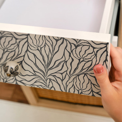 Tapeta na skříň Složení listů