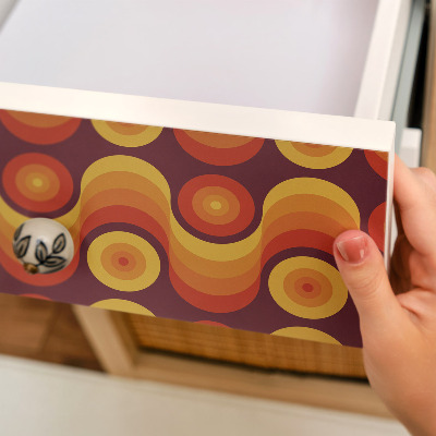 Samolepící tapeta na nábytek Retro energie