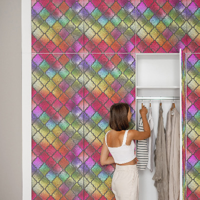 Fólie na nábytek Duhové vitráže