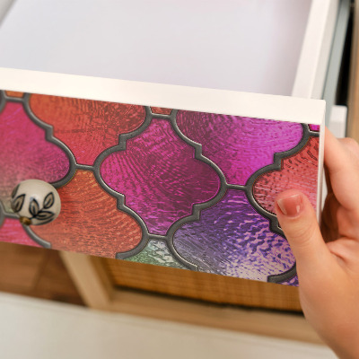 Fólie na nábytek Duhové vitráže