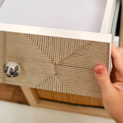 Tapeta na skříň Pletená geometrie