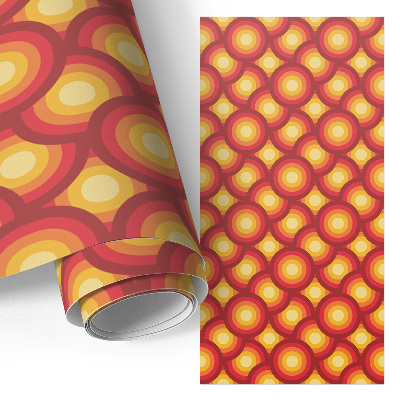 Tapeta na skříň s motivem barevných kruhů