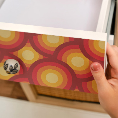 Tapeta na skříň Barevné kruhy