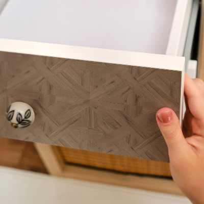 Tapeta na skříň Dřevěná symetrie