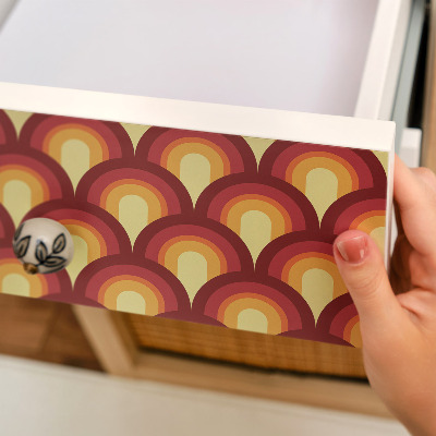 Samolepka na nábytek Retro vzor