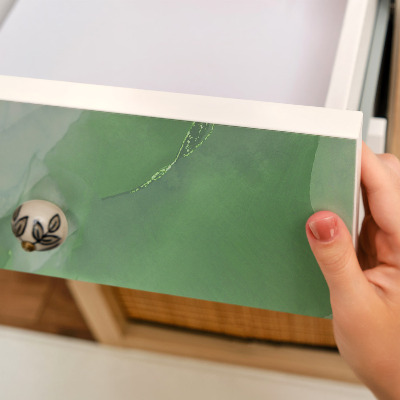 Nálepka na nábytek Zelená abstrakce