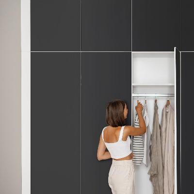 Samolepící fólie na nábytek Černý