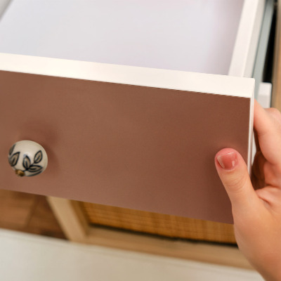 Tapeta na skříň Tmavě oranžová