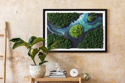Mech obraz Ostrov na stojatých vodách