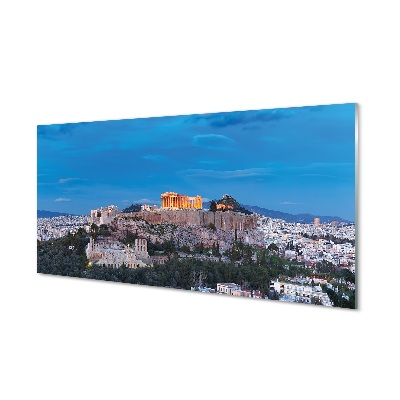 Obraz na skle Řecko Panorama v Aténách